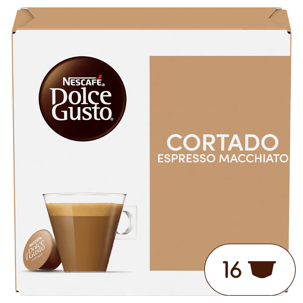 NESCAFE DOLCE GUSTO CORTADO ເນສກາເຟ ໂດຊ ກັສໂຕຄໍທາໂດ 100ກຮາມ