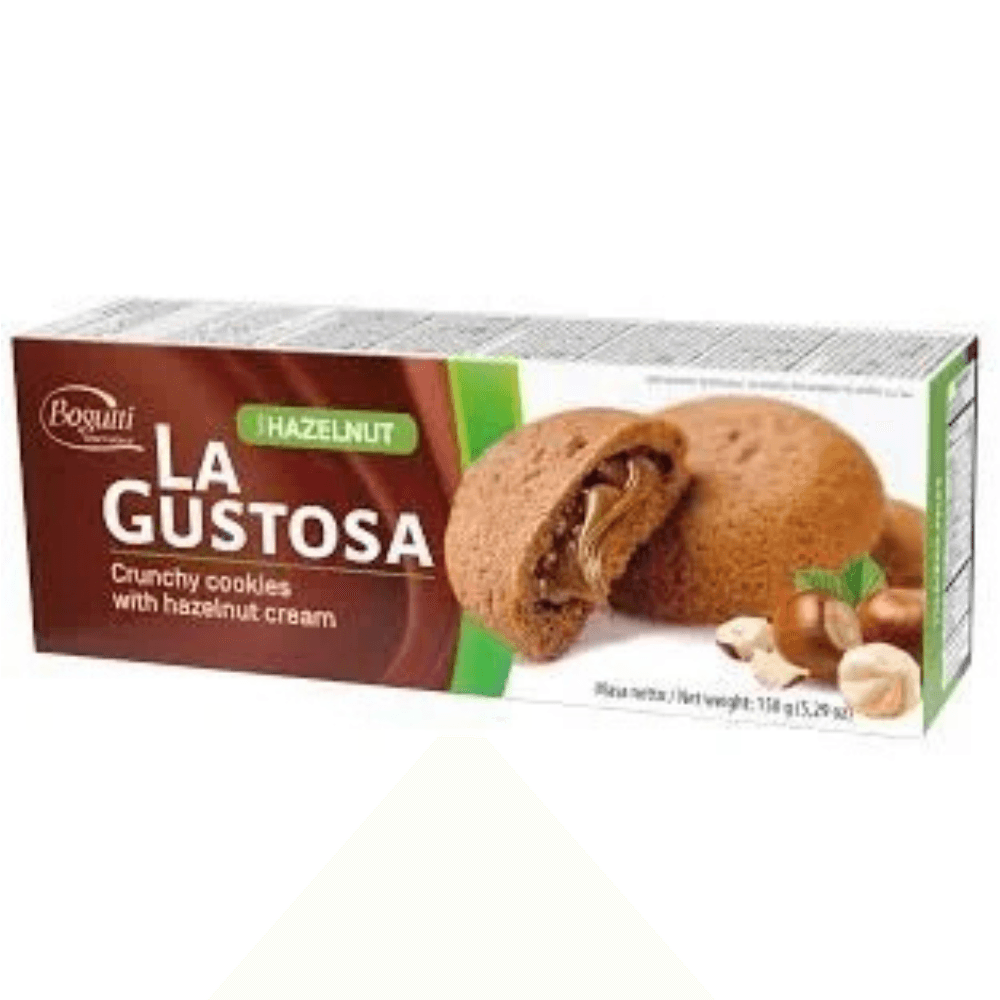 La Gustosa Crunchy Cookies with Hazelnut Cream 150g