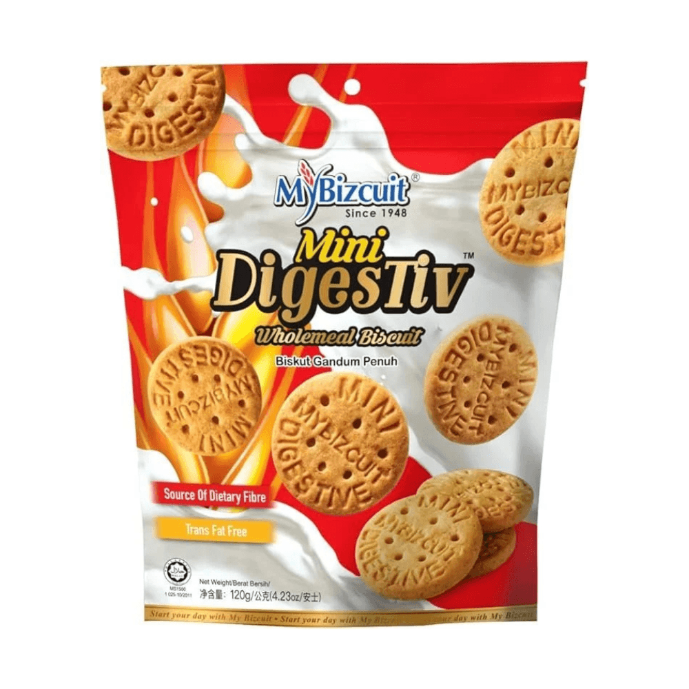 MyBizcuit Mini Digestive Wholemeal Biscuit, 120g