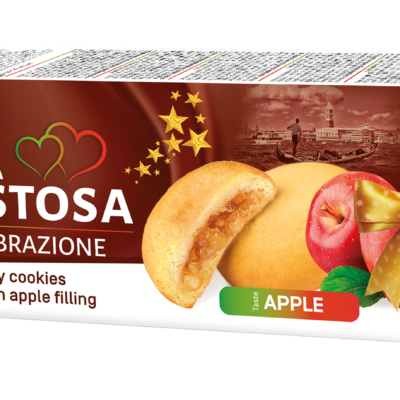La Gustosa Celebrazione Crunchy Cookies with Apple Filling 150g