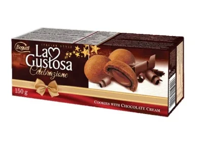 La Gustosa Celebrazione Crunchy Cookies with Chocolate Cream