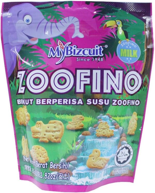 My Bizcuit Zoofino Milk Biscuit 80 g