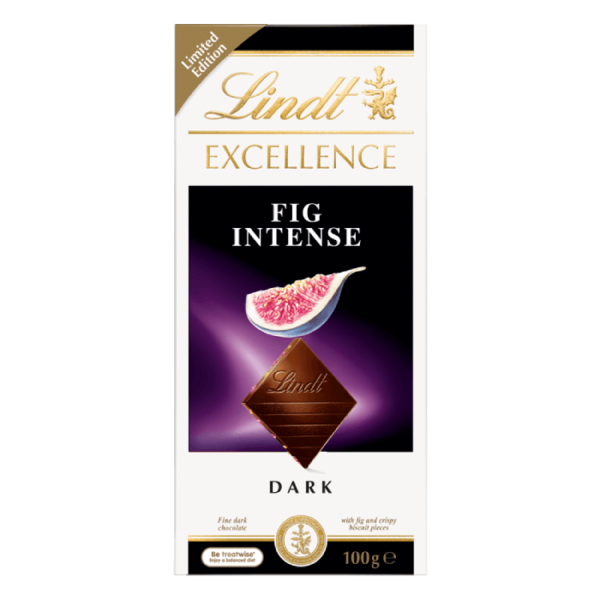 LINDT EXCELLENCE FIGUE INTENSE 100G