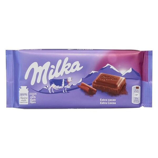 MILKA EXTRA COCOA 100G