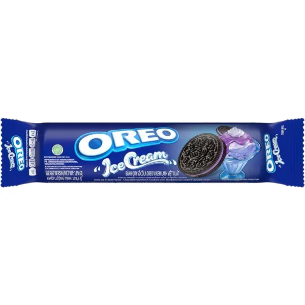 OREO ICE CREAM WITH BLUEBERRY