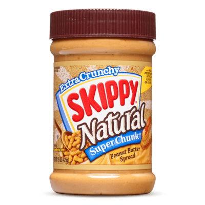 SKIPPY NATURAL CHUNKY PEANUT BUTTER