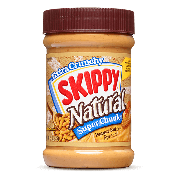 SKIPPY NATURAL CHUNKY PEANUT BUTTER