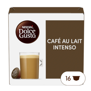 NESCAFE DOLCE GUSTO AU LAIT INTENSO ເນສກາເຟ ໂດຊ ກັສໂຕ ອູ ເລດ ອິນເທນໂຊ 100ກຣາມ - Image 1