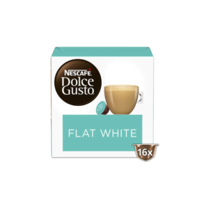 NESCAFE DOLCE GUSTO FLAT WHITE ເນສກາເຟ ໂດຊ ກັສໂຕ ແຟັທໄວ້ 100ກຣາມ - Image 1
