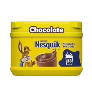 NESTLE NESQUIK CHOCLATE MIX MILKSHAKE 300G ເນັດຄິກ ຜົງຊ໊ອກໂກແລັດສະຕໍເບີລີ້ ແບບຊົງ 300ກຮາມ - Image 1