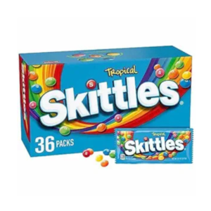 SKITTLES TROPICAL ລູກອົມໝາກໄມ້ - Image 1