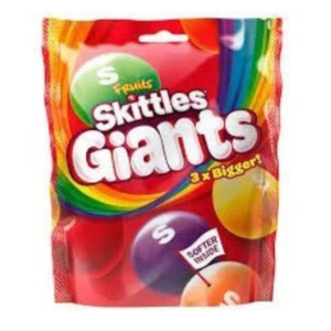 SKITTLES FRUITS GIANTS ລູກອົມໝາກໄມ້ ໝາກໄມ້ລວມ - Image 1