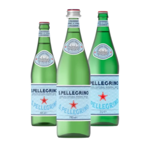 SAN PELLEGRINO WATER GLASS ນ້ຳດື່ມ ຊານ ເປລເລກຣີໂນ ຂວດແກ້ວນ້ອຍ - Image 1