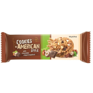 Bogutti American Style Chocolate Chip with Hazelnut Cookies 135g - Image 1