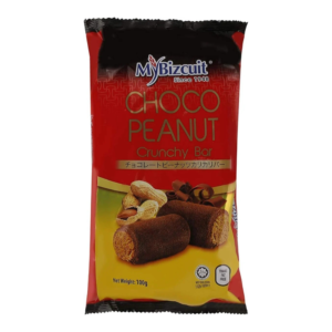 My Bizcuit Choco Peanut Crunchy Bar 100g - Image 1