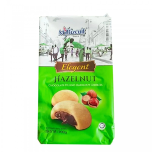 My Bizcuit Chocolate Filling Hazelnut Cookies 100g - Image 1