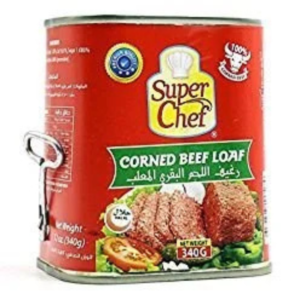 Corn Beef Loaf (340g) - Super Chef - Image 1
