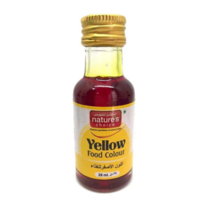 Food Colour Yellow (28ml) - Nature's Choice - Image 1