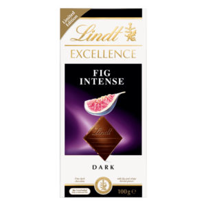 LINDT EXCELLENCE FIGUE INTENSE 100G - Image 1