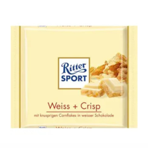 RITTER SPORT WEISSE CRISP 100G - Image 1
