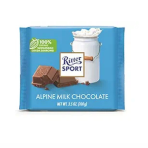 RITTER SPORT ALPINE MILK 100G - Image 1