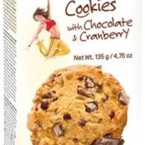 Bogutti Sugar-Free Cookies Chocolate & Cranberry 135g - Image 1