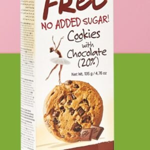 Bogutti Sugar-Free Cookies with Chocolate 20% 135g - Image 1