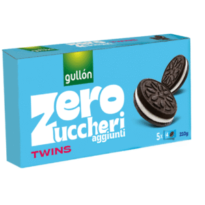 GULLON SUGAR FREE TWINS COCOA COOKIES 210G - Image 1