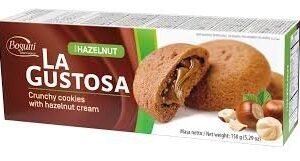 La Gustosa Crunchy Cookies with Hazelnut Cream 150g - Image 1
