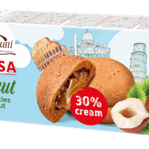 La Gustosa Crunchy Cookies with Hazelnut Cream Sugar-Free 150g - Image 1