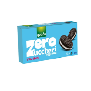 GULLON SUGAR FREE TWINS COCOA COOKIES 210G - Image 1